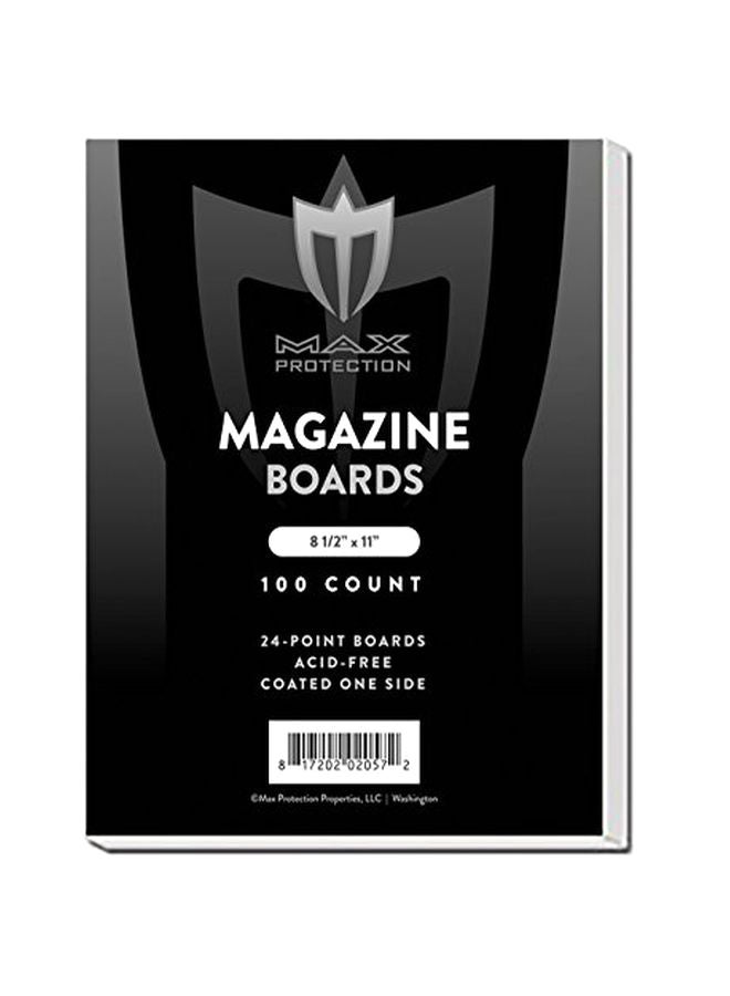 Max Protection 200-Piece Magazine Board Set White