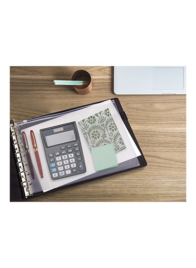 Juvale 7-Ring Business Checkbook Binder Black - Image 2