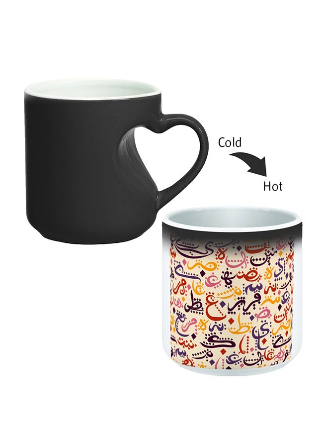 ديكالاك قدح سحري من السيراميك بمقبض أسود