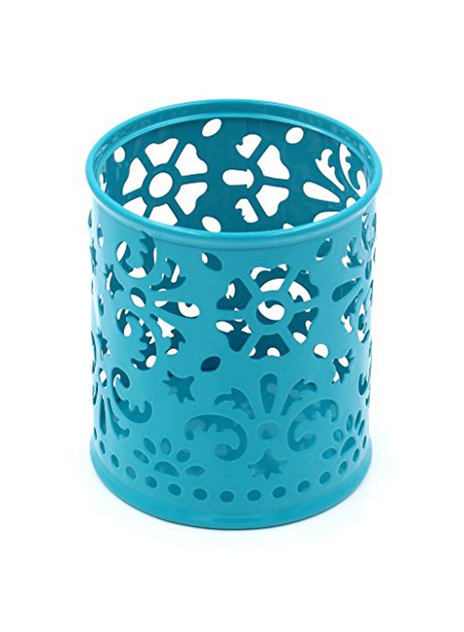 Round Floral Pencil Holder Blue - v1552569618/N21907211A_1