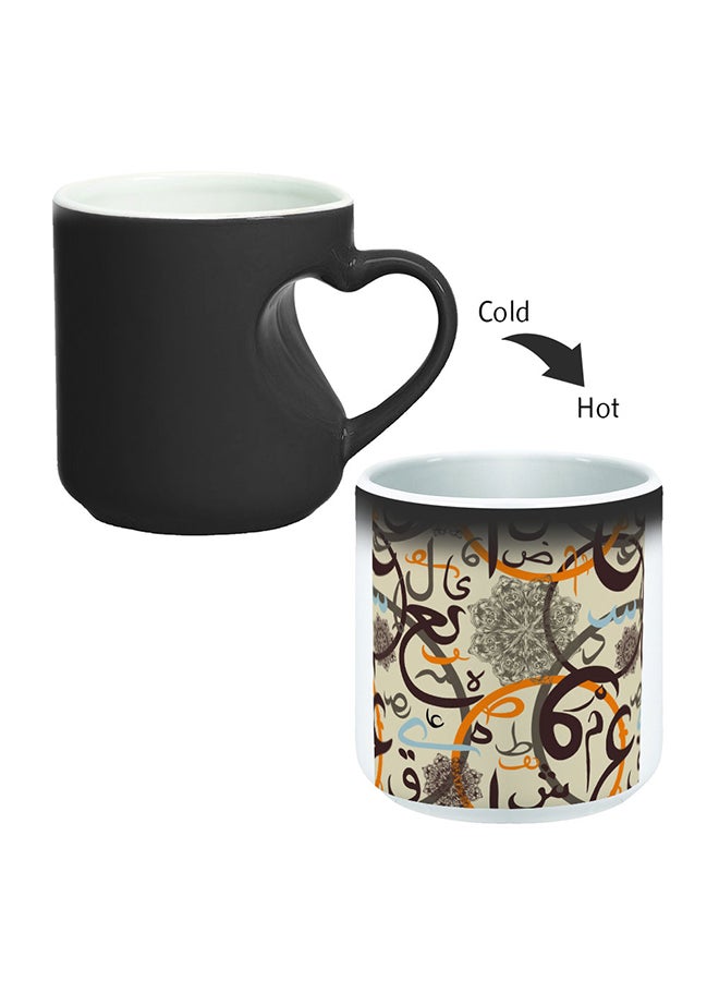 ديكالاك قدح سحري من السيراميك بمقبض أسود