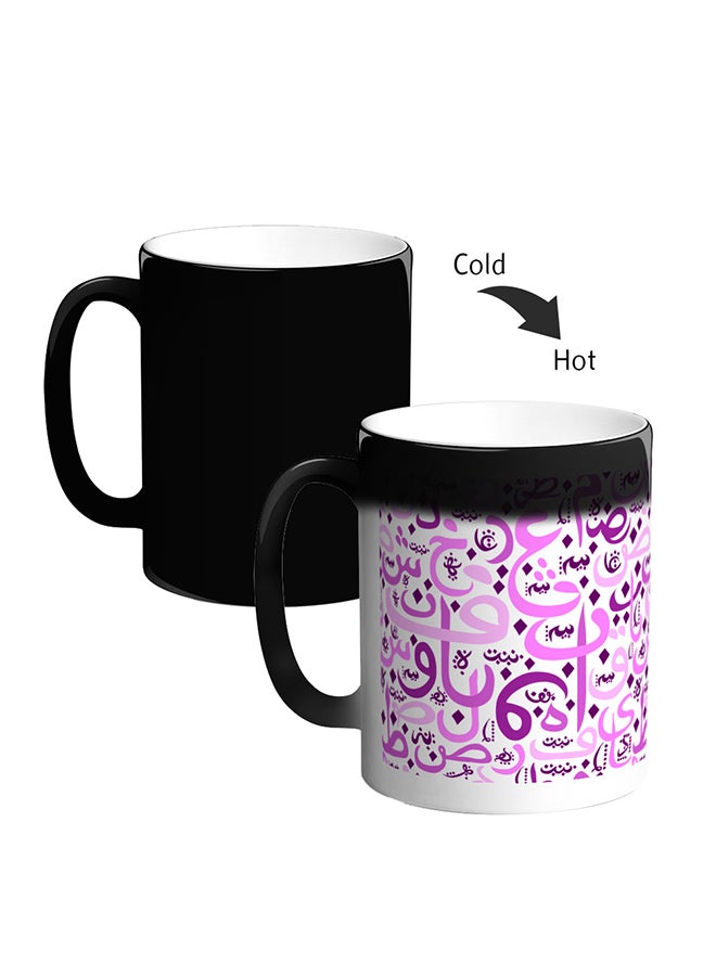 ديكالاك قدح سحري من السيراميك بمقبض أسود