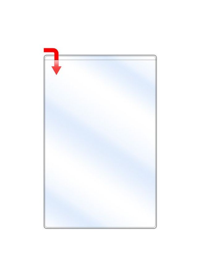 STORE SMART - 10-Piece Peel And Stick Sheet Protector Set Clear - Image 1