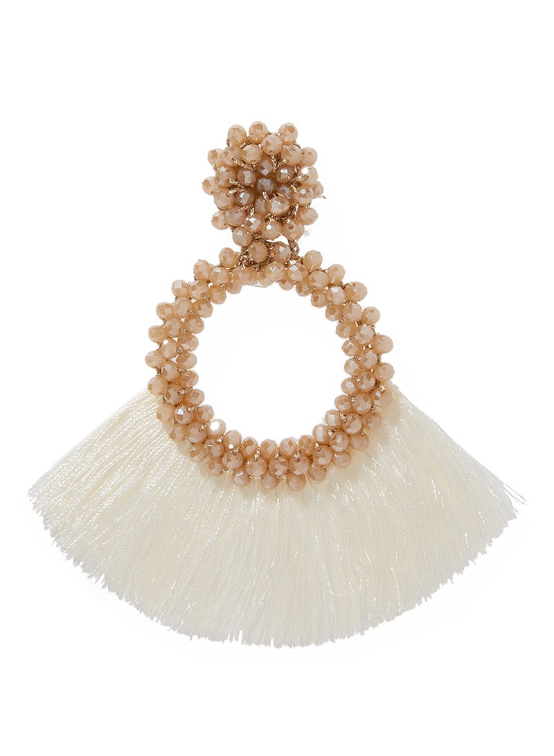 يويجين أقراط مزينة بخرز وشرابة - Image 2