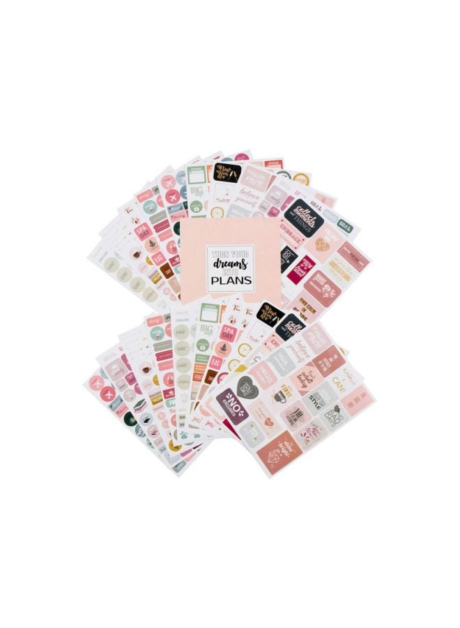 لامير مجموعة ملصقات مفكرة مكونة من 20 قطعة متعدد الألوان - Image 1