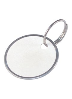 Pack Of 25 Paper Key Tag With Wire Ring Set Silver