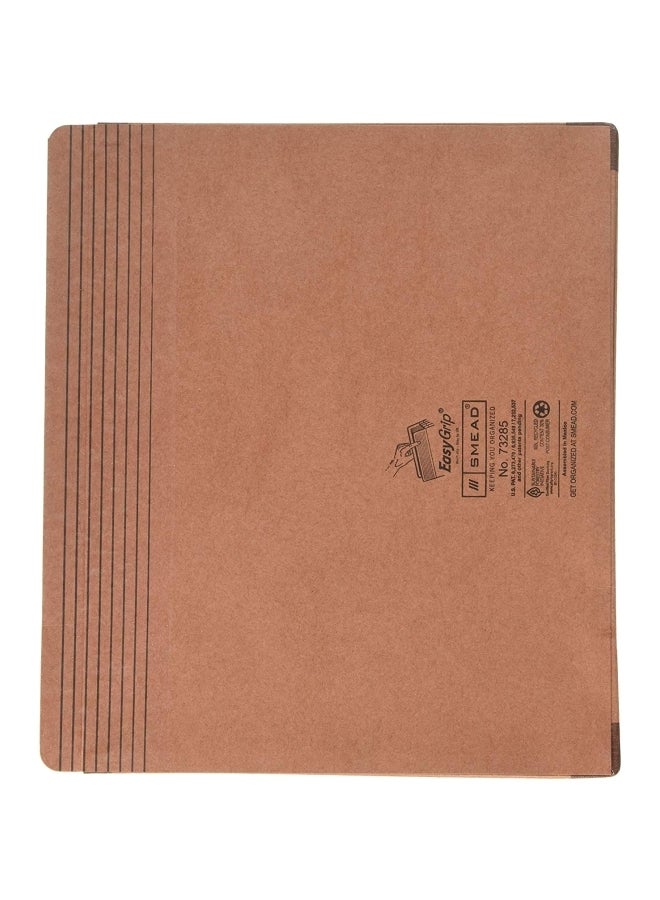 Smead Easy Grip File Pocket Brown - Image 2