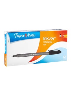 Paper Mate Pack Of 12 InkJoy Ballpoint Pen Black  - Image 1