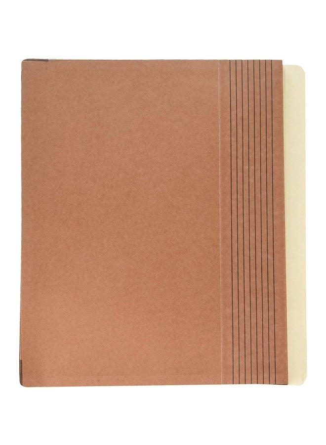 Smead Easy Grip File Pocket Brown - Image 1