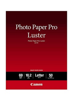 Canon Luster Photo Paper Letter 