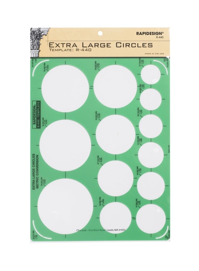 Circles Template Green