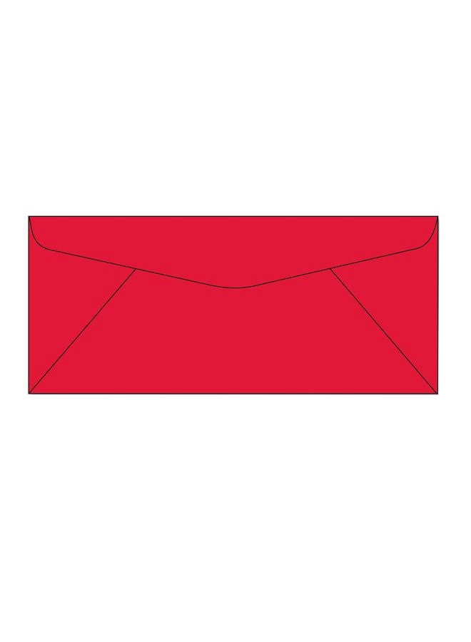 50-Piece Envelope Set Red
