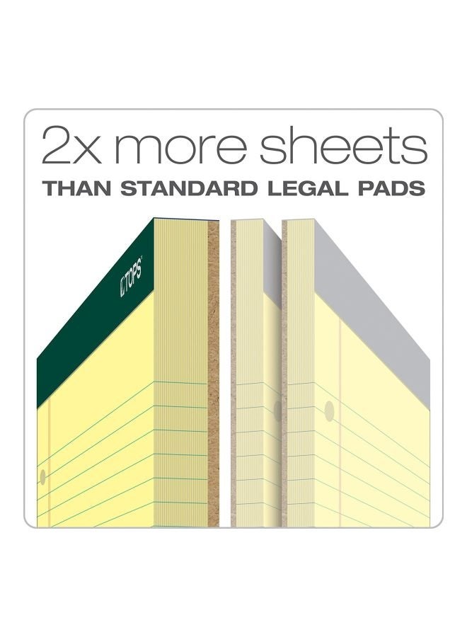 TOPS 3-Piece Docket Writing Pads Yellow  - Image 2
