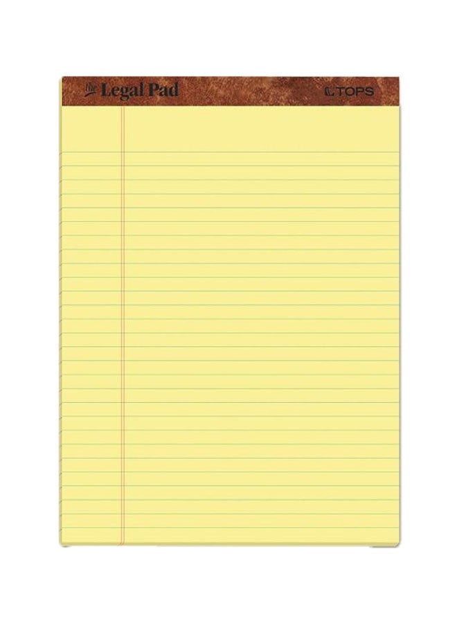 TOPS Pack Of 3 Writing Pad Yellow/Brown  - Image 1