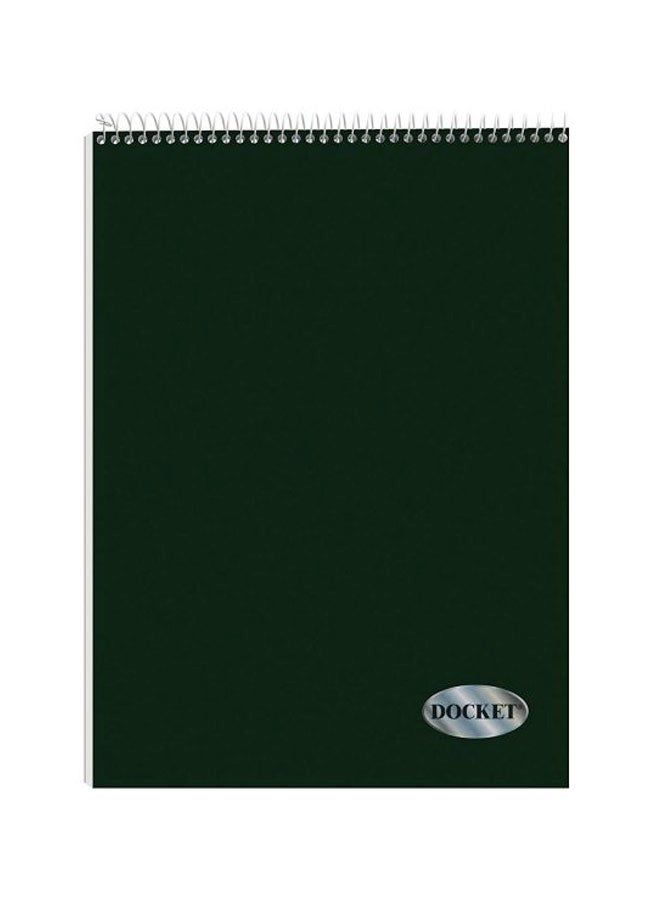 TOPS Docket Quadrille Notepad Dark Green  - Image 1