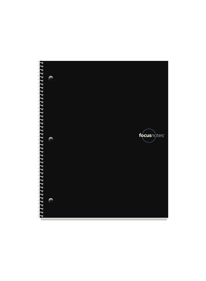 TOPS FocusNotes Ruled Notebook Black  - Image 1