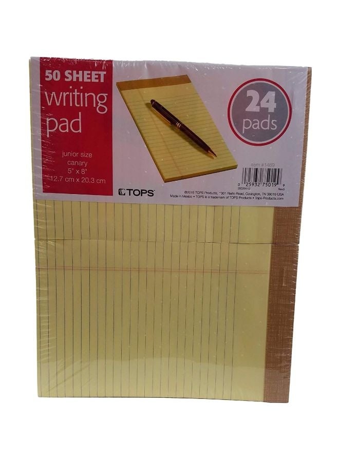 TOPS 24-Piece Writing Pad Yellow/Brown  - Image 2