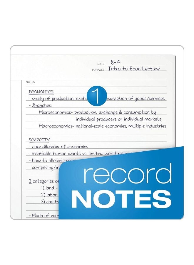 TOPS FocusNotes Ruled Notebook Black  - Image 3