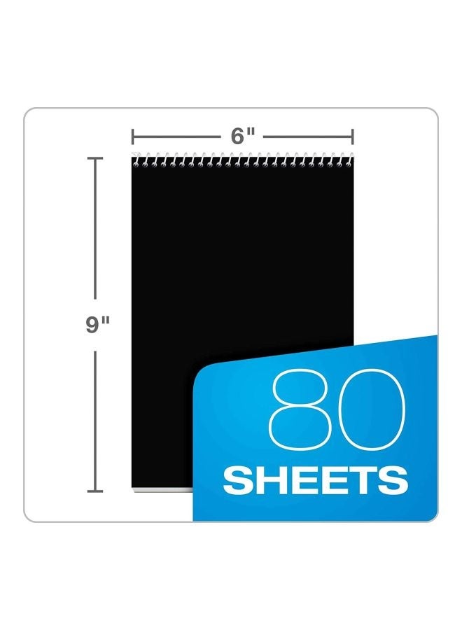 TOPS - Innovative Steno Project Ruled Notebook Black - Image 1