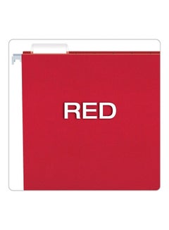 25-Piece Recycled Hanging Folders Red - v1552574856/N21983815A_2