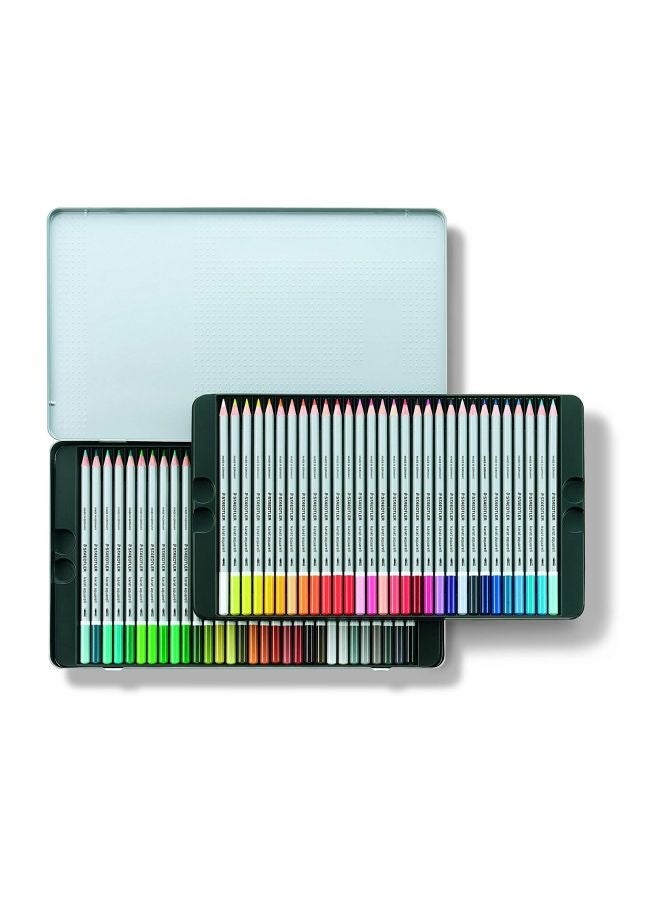STAEDTLER 60-Piece Karat Aquarell Premium Watercolor Pencil Set Multicolour - Image 2