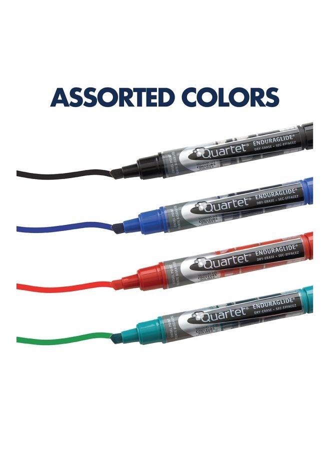 Quartet 4-Piece Dry Erase Markers With Eraser And Cleaning Spray Set Red/Black/Blue  - Image 4