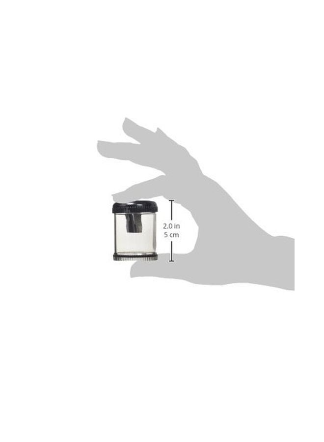Integra Round Pencil Sharpener Smoke - Image 2