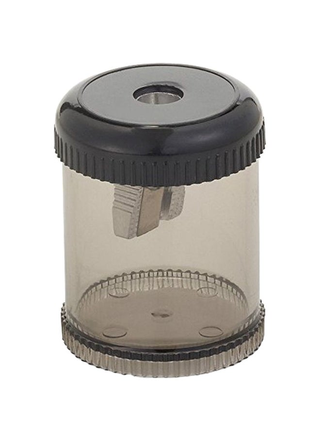 Integra Round Pencil Sharpener Smoke - Image 1