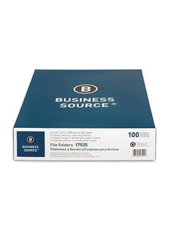 Business Source 100-Piece Top Tab Folder Manila  - Image 2