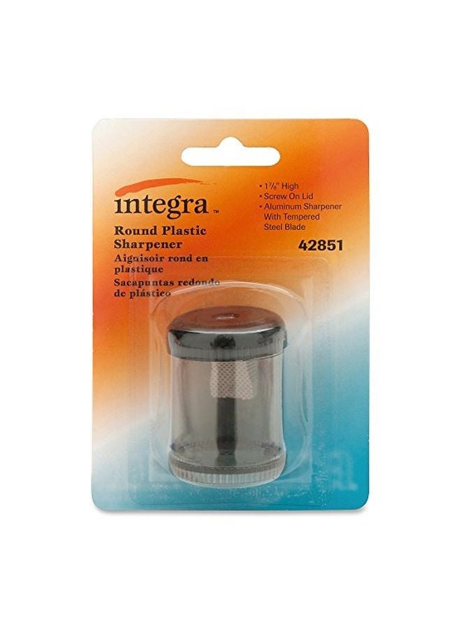 Integra Round Pencil Sharpener Smoke - Image 3