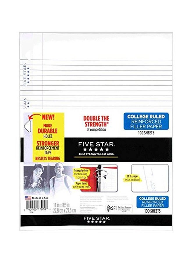Five Star - Pack Of 3 Loose Leaf Filler Paper - Image 1