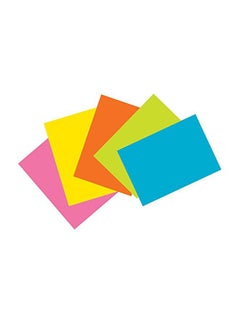 Pacon 100-Piece Index Card Set Pink/Yellow/Orange 