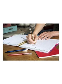 Zebra Pen Retractable Gel Ink Pen Blue/Silver  - Image 2