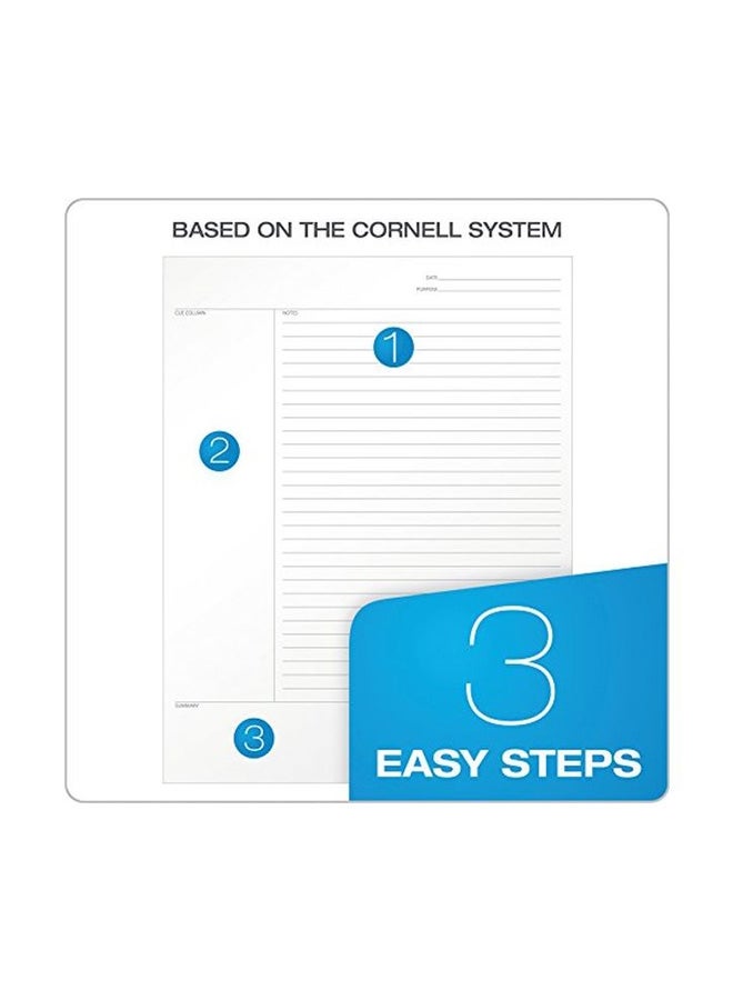 TOPS 50-Sheet FocusNotes Note Taking System Legal Pad White/Blue  - Image 1