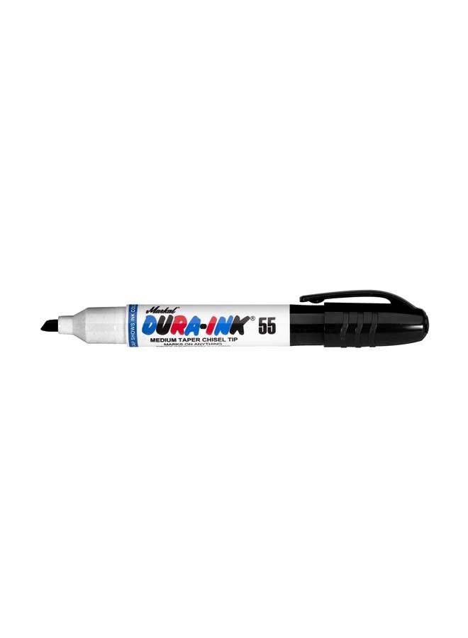 Markal 12-Piece Dura-Ink 55 Permanent Ink Marker White/Black/Blue - Image 1
