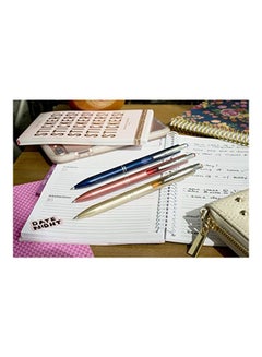 Zebra Pen Retractable Gel Ink Pen Blue/Silver  - Image 3