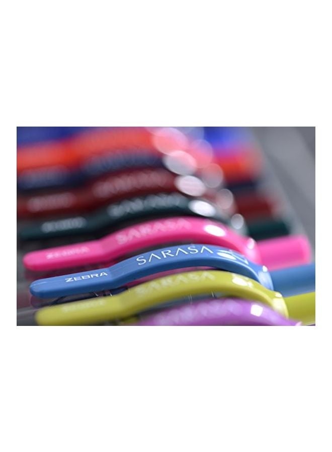 Zebra Pen 12-Piece Retractable Gel Ink Pen Set Black/Clear - Image 3