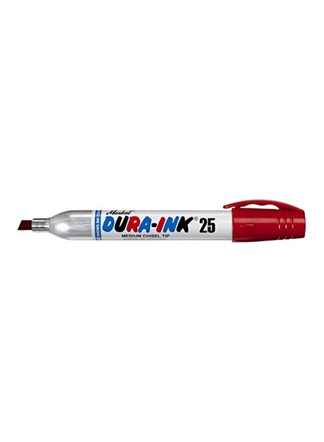Markal 12-Piece Dura-Ink 25 Permanent Ink Marker White/Silver/Red  - Image 3