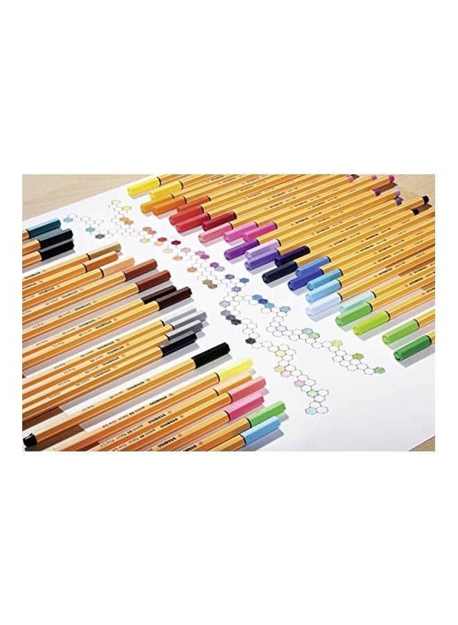 STABILO 6-Piece Point 88 Fineliner Pen Set Multicolour  - Image 2