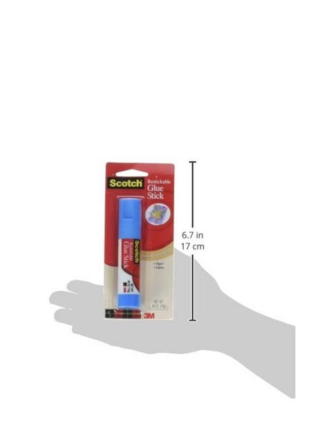 3M - Restickable Glue Stick White/Red/Blue - Image 1