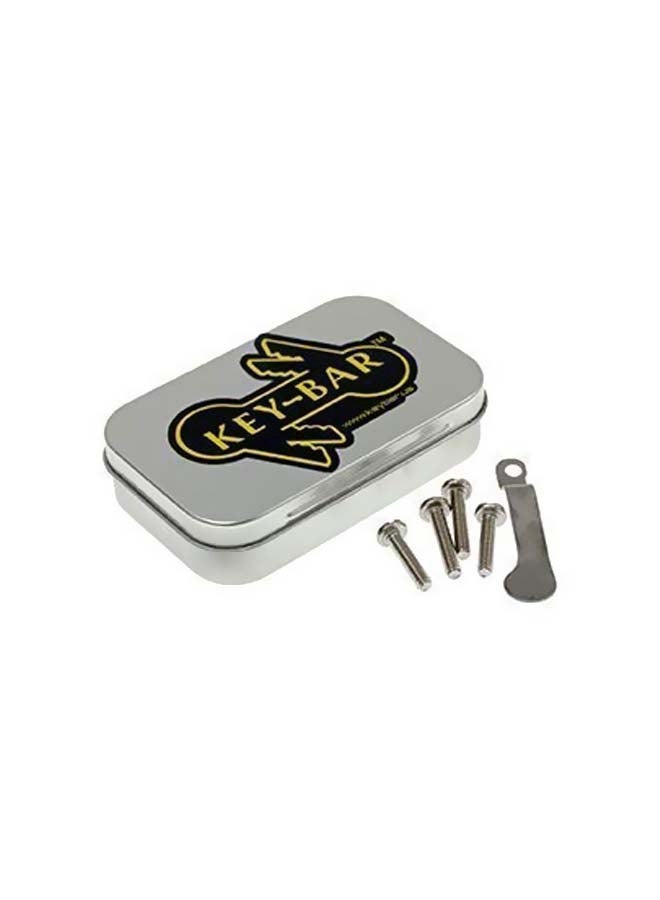 KeyBar Multi-Tool And Keychain Organizer Grey/Black/Red - Image 1