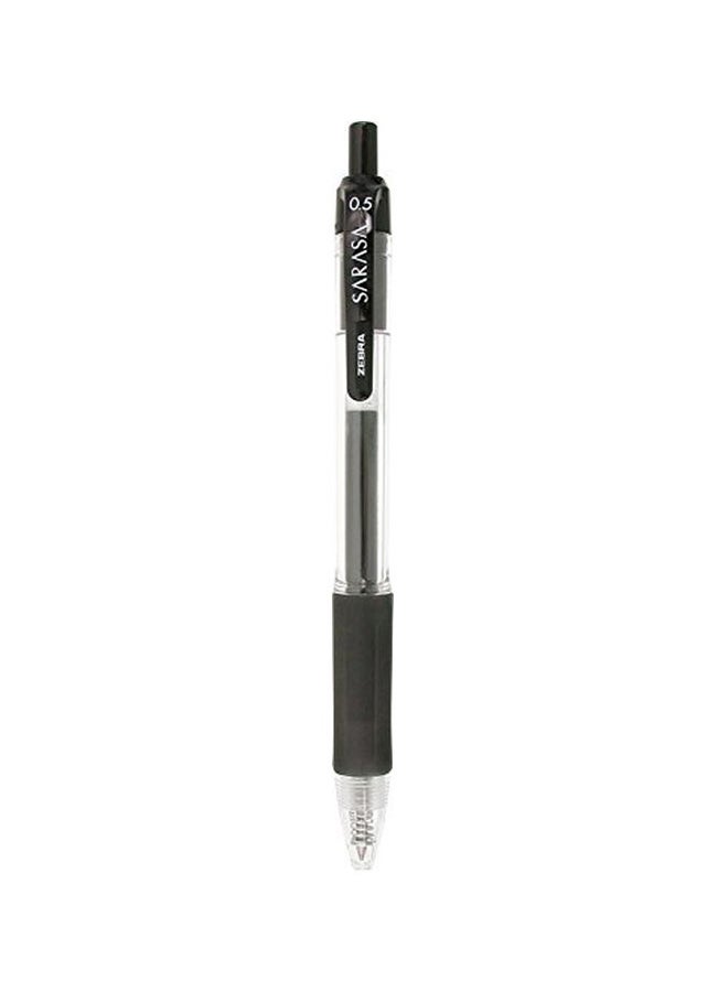 Zebra Pen 12-Piece Retractable Gel Ink Pen Set Black/Clear - Image 1