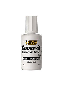 Bic Cover-It Correction Fluid White 