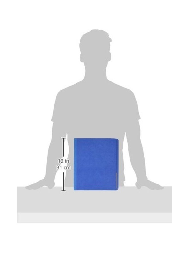 Skilcraft 10-Piece Pressboard Classification Folder Blue - Image 3