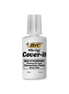 Bic Cover-It Correction Fluid White 