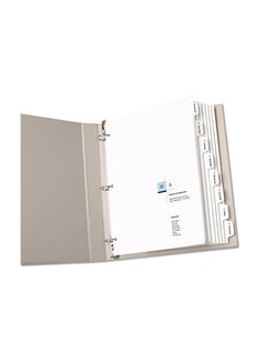 AVERY 8-Tab Print-On Dividers White  - Image 1