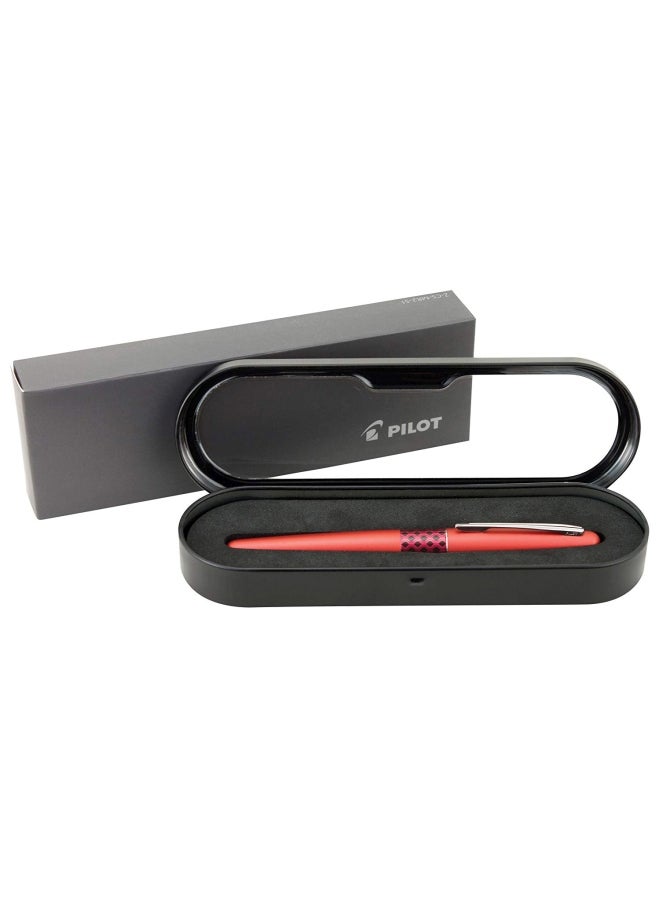 بايلوت قلم حبر مدّاد ميتروبوليتان ريترو بوب أحمر/ فضي/ أسود - Image 3