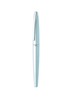 Cross ATX Pure Chrome Fountain Pen Blue  - Image 1
