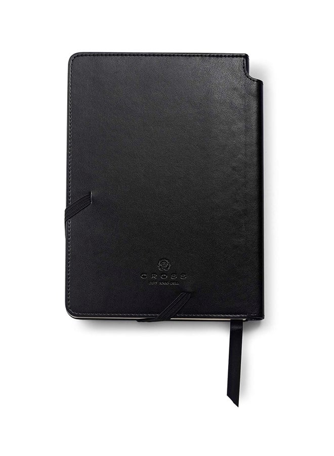 Cross Lined Notebook With Pen Storage Slot Classic Black - Image 2