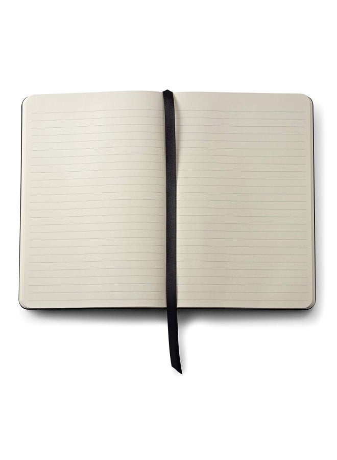 Cross Lined Notebook With Pen Storage Slot Classic Black - Image 3